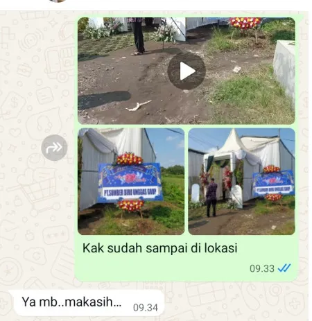 Pengiriman Karangan Bunga Wonoharjo Pangandaran