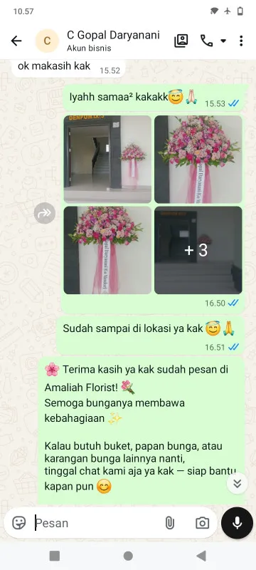 Pengiriman Karangan Bunga Wonoharjo Pangandaran